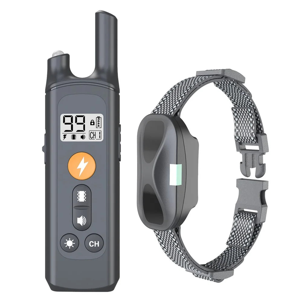 Electric Dog Training Collar Rechargeable IP67 Waterproof Electric Shock Collar for Dogs - 1
