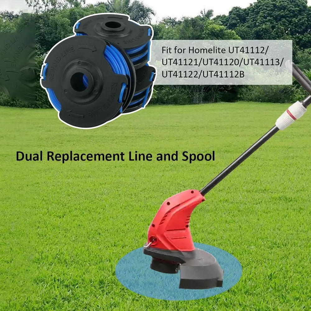 10PCS For Homelite Replacement Spools Lawn Trimmer Wire Reels AC41RL3 - 4