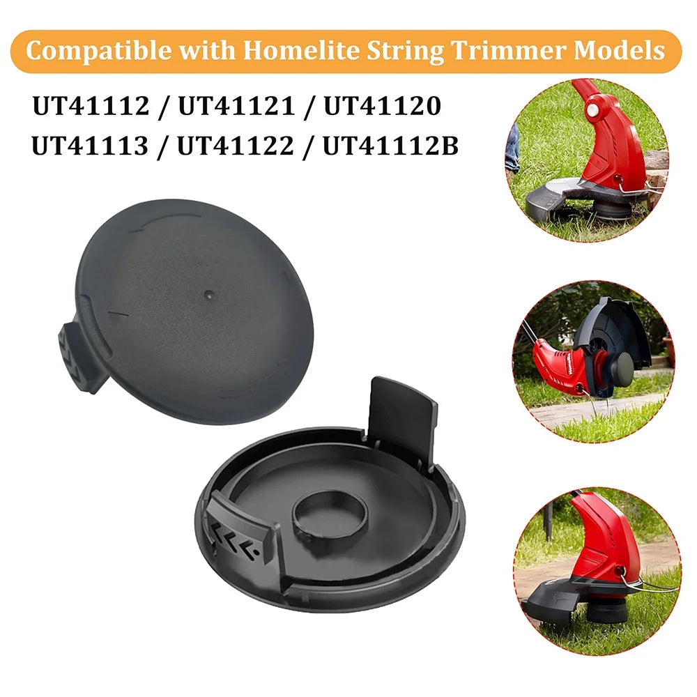2Pcs For Homelite Replacement Spools Caps Lawn Trimmer Line Spool ABS Lid, AC41HCA - 4