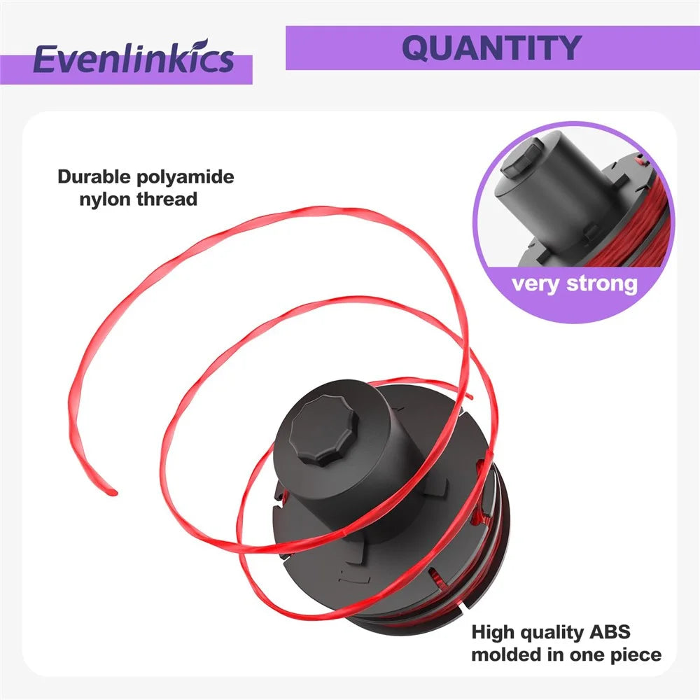 1Pc Line Spool for AL-KO GTE 350 / GTE 450 / GTE 550 Lawn Trimmer Wire Reel, 112966 - 2