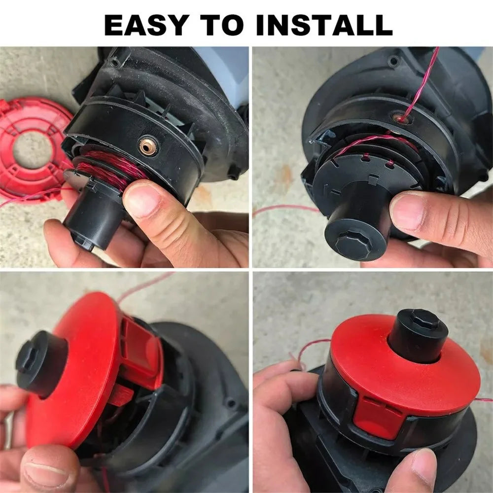3Pcs for AL-KO GTE 350 / GTE 450 / GTE 550 Lawn Mower ABS Spool Cap Spare Parts, RS0010 - 2