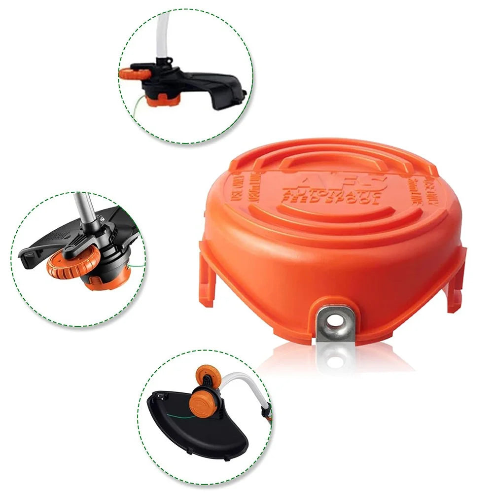 2Pcs Spool Cap for Black & Decker GH3000 / GH3000R / LST540 / LST540B Lawn Mower Spare Part, 90583594 - 3