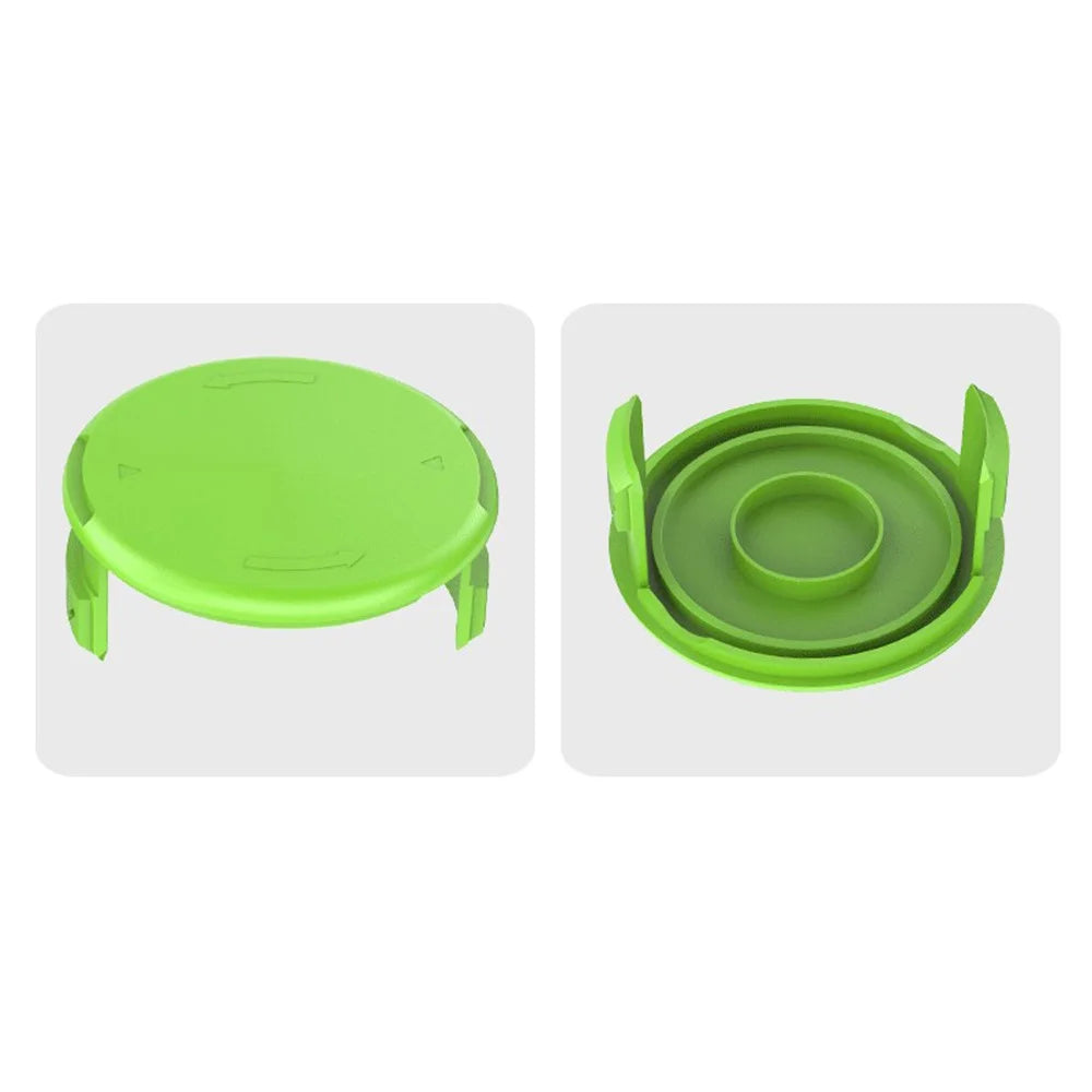 1Pc Plastic Spool Cap for Greenworks 21272 / 21212 Lawn Mower Replacement Part, 3410468 - 2