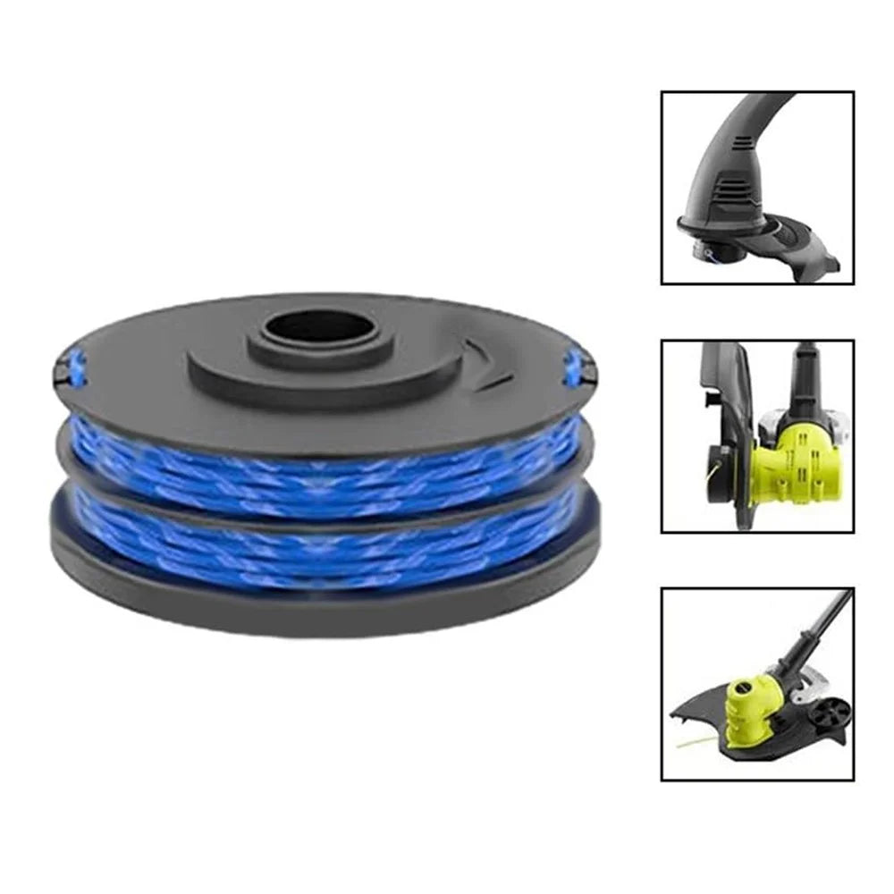 8Pcs RAC123 Lawn Mower Line Spool for Ryobi RLT6030 / RLT5127 / RLT5027 / RLT4125 / RLT4027 Grass Trimmer Replacement Part, 5132002671 - 4