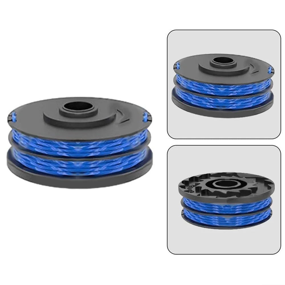 3Pcs RAC123 Lawn Mower Line Spool for Ryobi RLT6030 / RLT5127 / RLT5027 / RLT4125 / RLT4027 Grass Trimmer Replacement Part, 5132002671 - 3