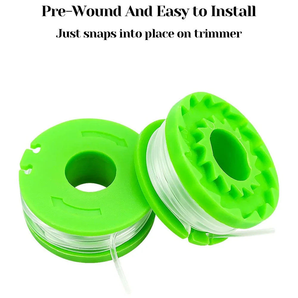 3PCS RS90121 Nylon Line Spools for Earthwise CST00012 / LST10012 / CST12010 Lawn Trimmer Wire Reels - 2