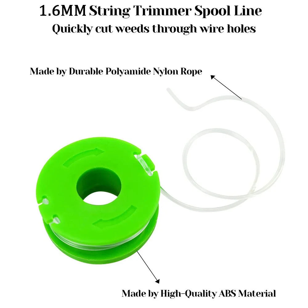 3PCS RS90121 Nylon Line Spools for Earthwise CST00012 / LST10012 / CST12010 Lawn Trimmer Wire Reels - 3