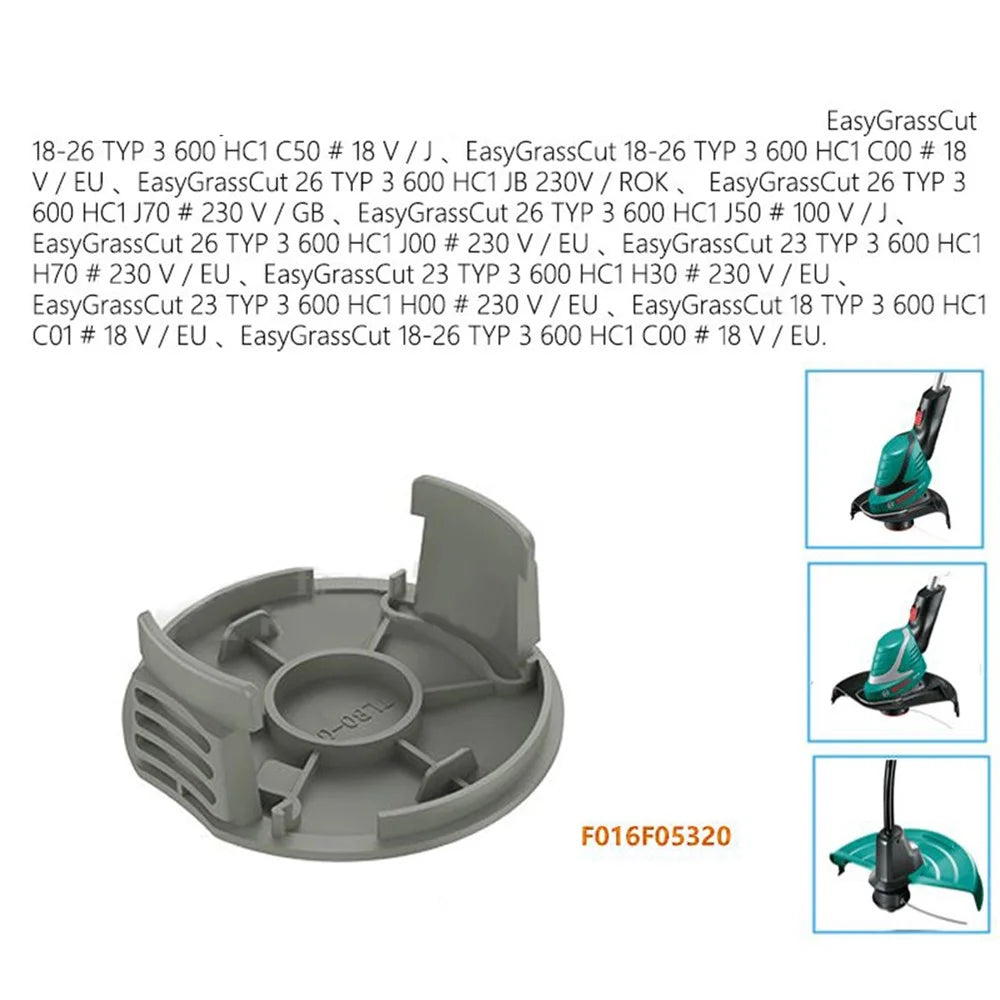 1Pc F016F05320 For BOSCH Easy GrassCut18-230 Grass Trimmer Spool Cover ABS Trimmer Line Cover - 7