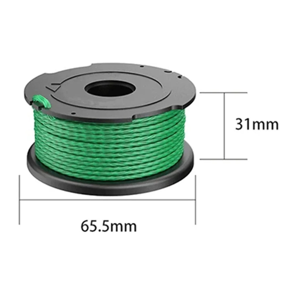 2PCS A6486 ABS Spool for Black & Decker Lawn Mower Nylon Wire Trimming Head - 6