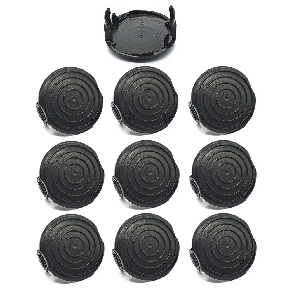 TLW-05 10Pcs Replacement Spool Cap for Harbor Freight Bauer 20115E-B Bauer Corded BAUER 5.5Amp 15 in Electric String Trimmer - 1