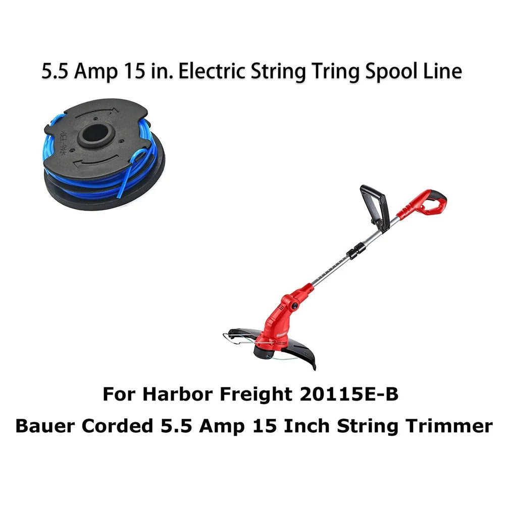 TLW-04 1Pc Replacement Spool for Harbor Freight Bauer 20115E-B Bauer Corded BAUER 5.5Amp 15 in Electric String Trimmer - 2