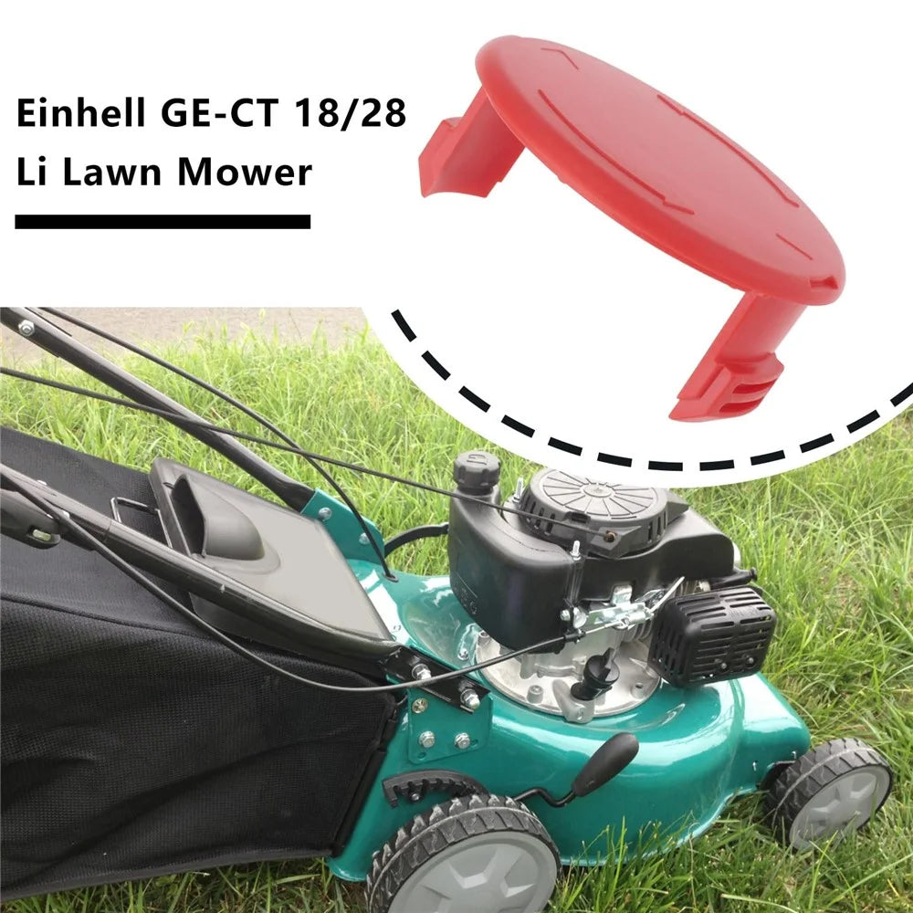 TLE-03-1 1Pcs Replacement Spool Cap for Einhell GE-CT 18 / 28 Li  /  GE-CT 18 / 28 Li TC Lawn Trimmer Accessory - 2