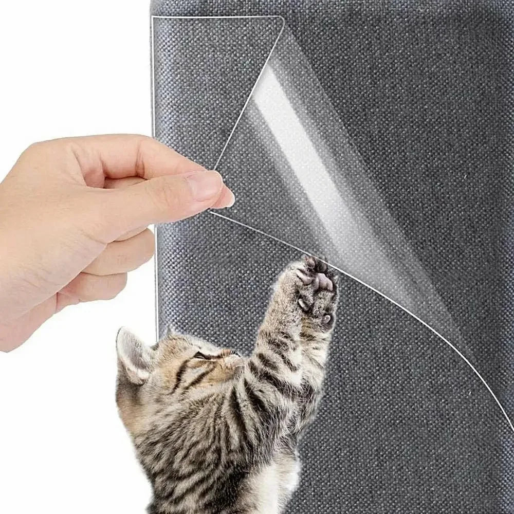 20x500CM Clear PVC Furniture Protector Anti Pet Scratch Sofa Mat Couch Protector - 4