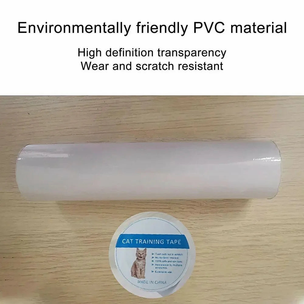 20x500CM Clear PVC Furniture Protector Anti Pet Scratch Sofa Mat Couch Protector - 6