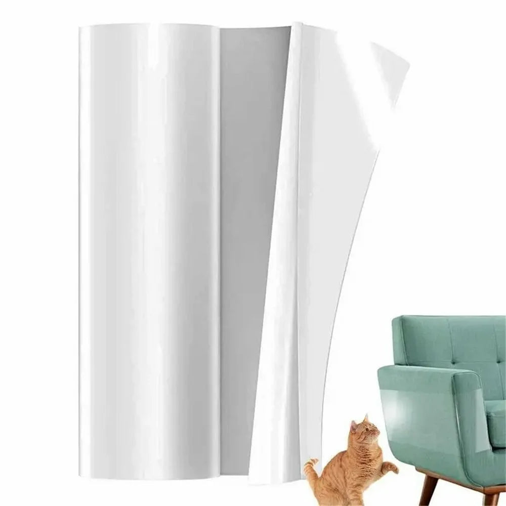 30x500CM Anti Cat Scratch Furniture Protector Clear PVC Couch Protector - 1