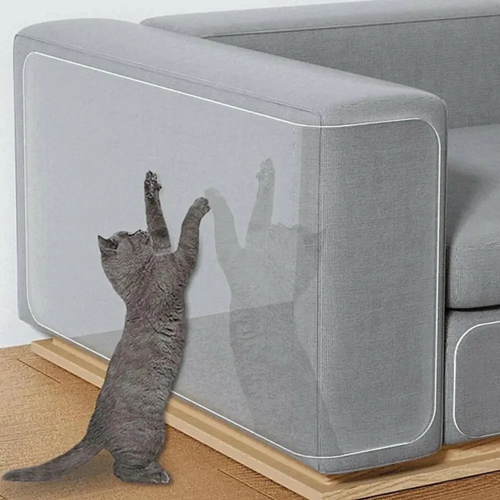 30x500CM Anti Cat Scratch Furniture Protector Clear PVC Couch Protector - 2