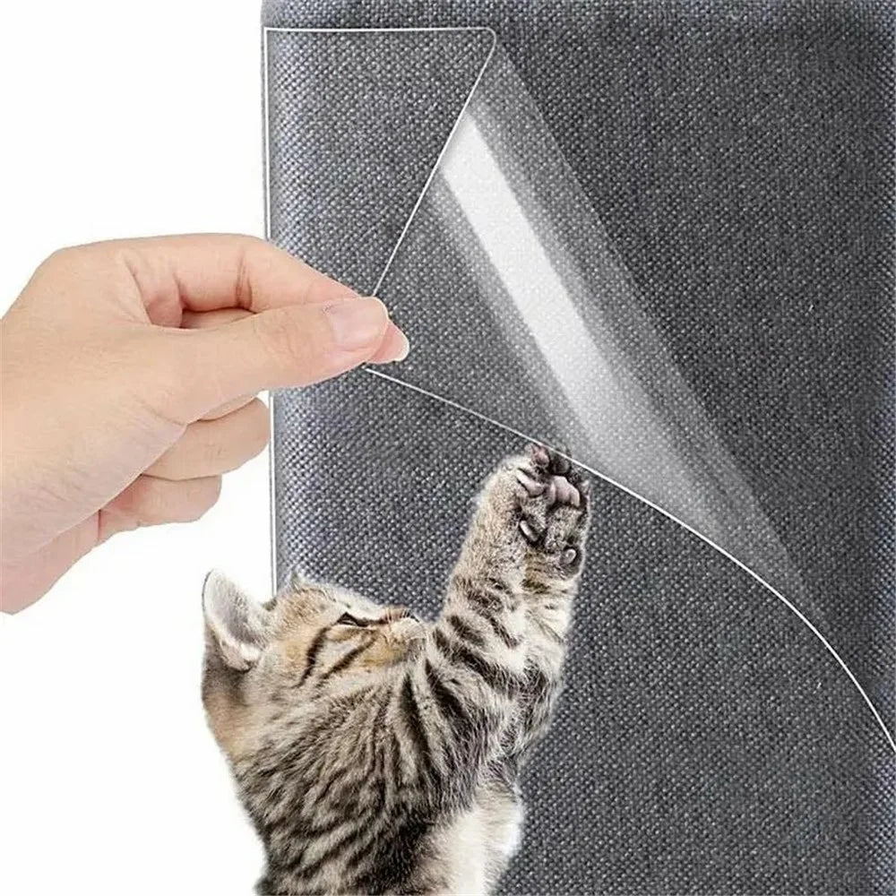 30x500CM Anti Cat Scratch Furniture Protector Clear PVC Couch Protector - 7