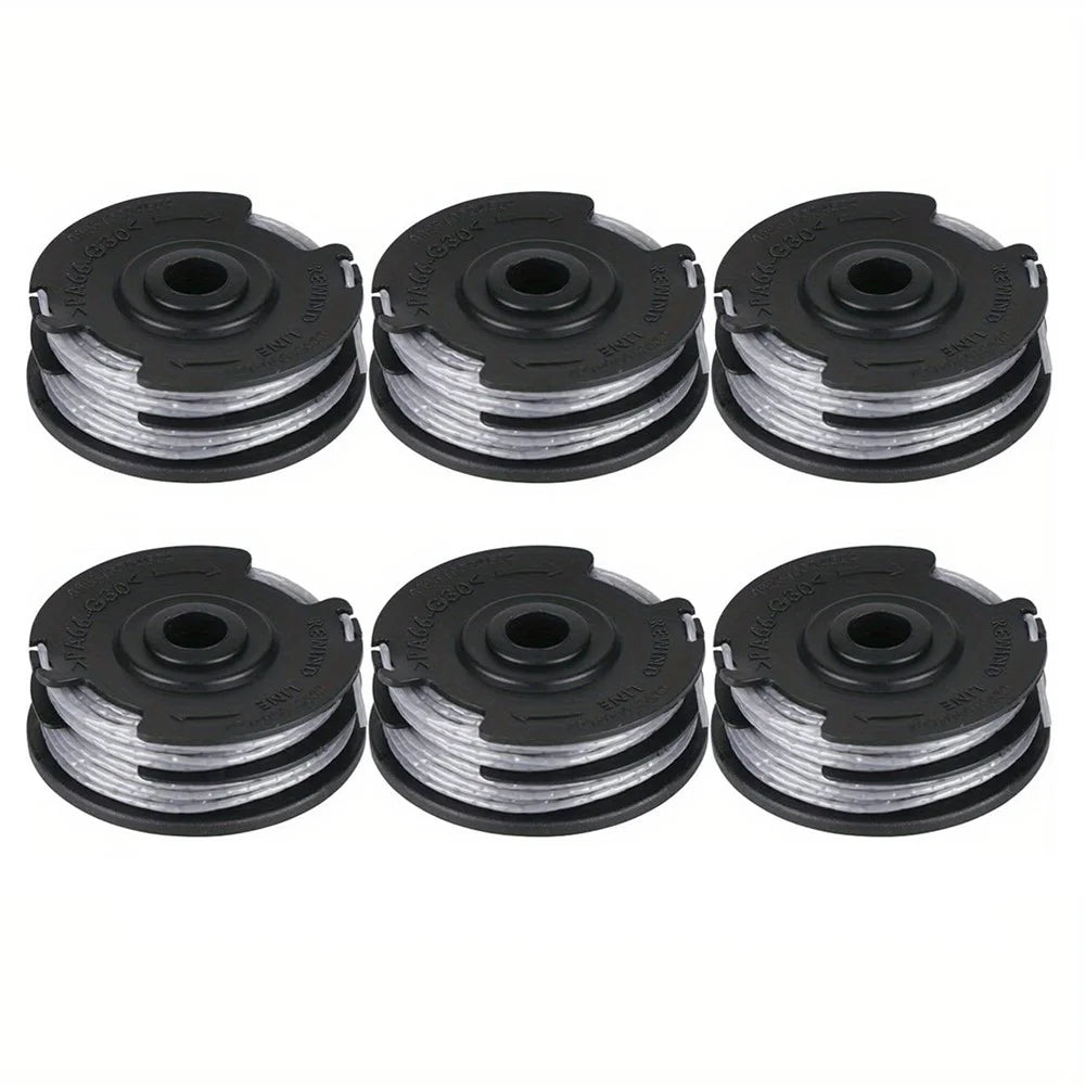 6Pcs F016800351 Mower Spool Set for Bosch ART 30-36 LI  /  ART 24  /  ART 30 Lawn Mower Trimmer Spool - 1