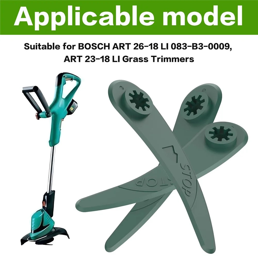 20Pcs F016800372 Plastic Blades for Bosch ART 26-18 LI 083-B3-0009, ART 23-18 LI Grass Trimmers Parts - 2