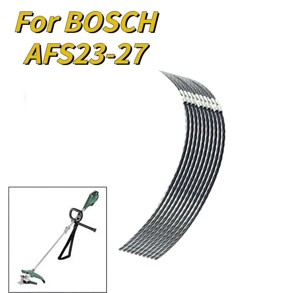 10PCS For Bosch AFS 23-37 Lawn Mower Nylon Line Trimming Wire with Buckle F016800431 - 3