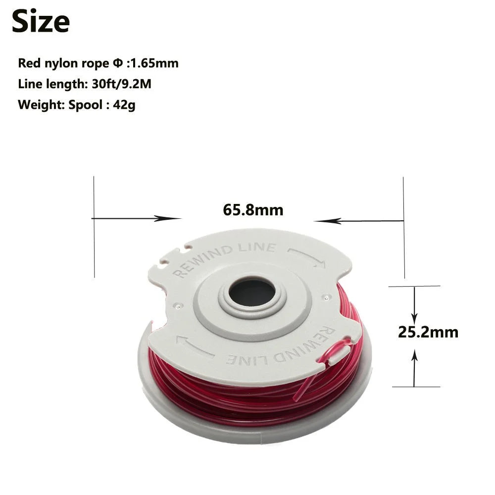 5Pcs For Gardena Lawn Mower 5306-20 Spare Wire Reel Replacement Spool - 6