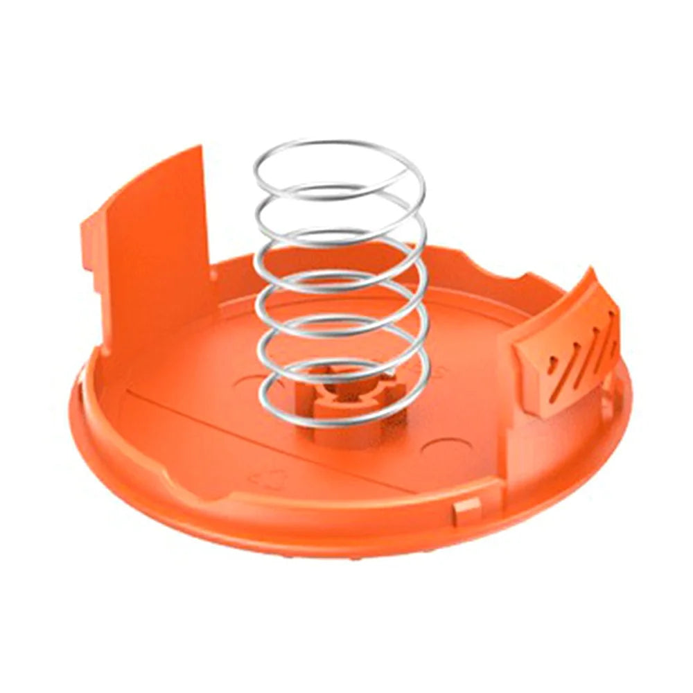 2 Spool Cap with 2 Spring for Black & Decker GH400 / GH500 / GH600 Lawn Mower Parts, RC-100-P - 3