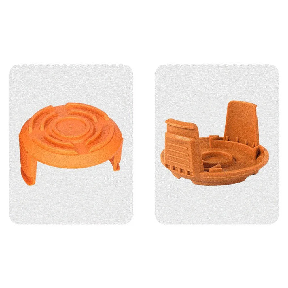 2Pcs Lawn Mower Spool Cover for Worx WG150 / WG151 / WG163 / G165 Spool Cap, WA6531 - 3