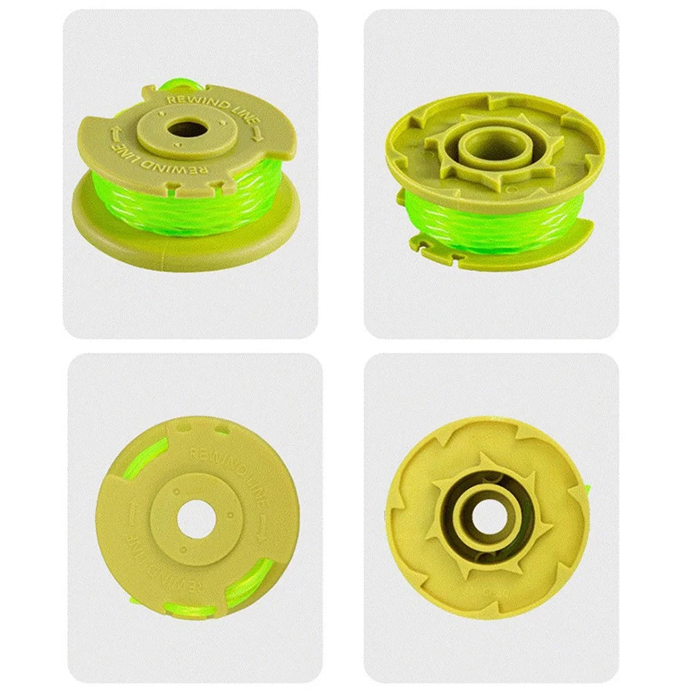 4 Pieces Spools for Ryobi Lawn Mower Nylon Wire Reels Replacement AC80RL3 - 6