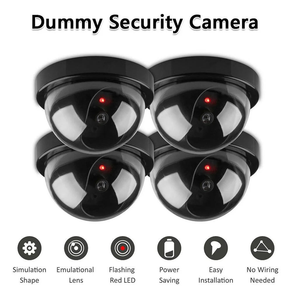 Dummy Wireless Security Camera Home Surveillance Fake Dome CCTV Model Indoor Outdoor False Hemisphere Simulation Camera - 2
