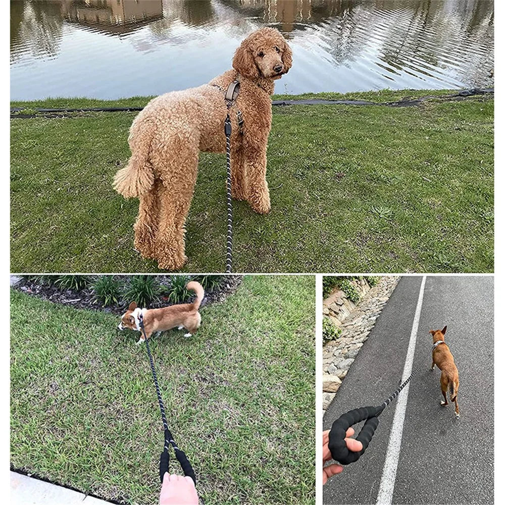 006# Dog Leash Long Lead Training Tracking Line Comfortable Handle Heavy Duty Puppy Rope - Green - 6