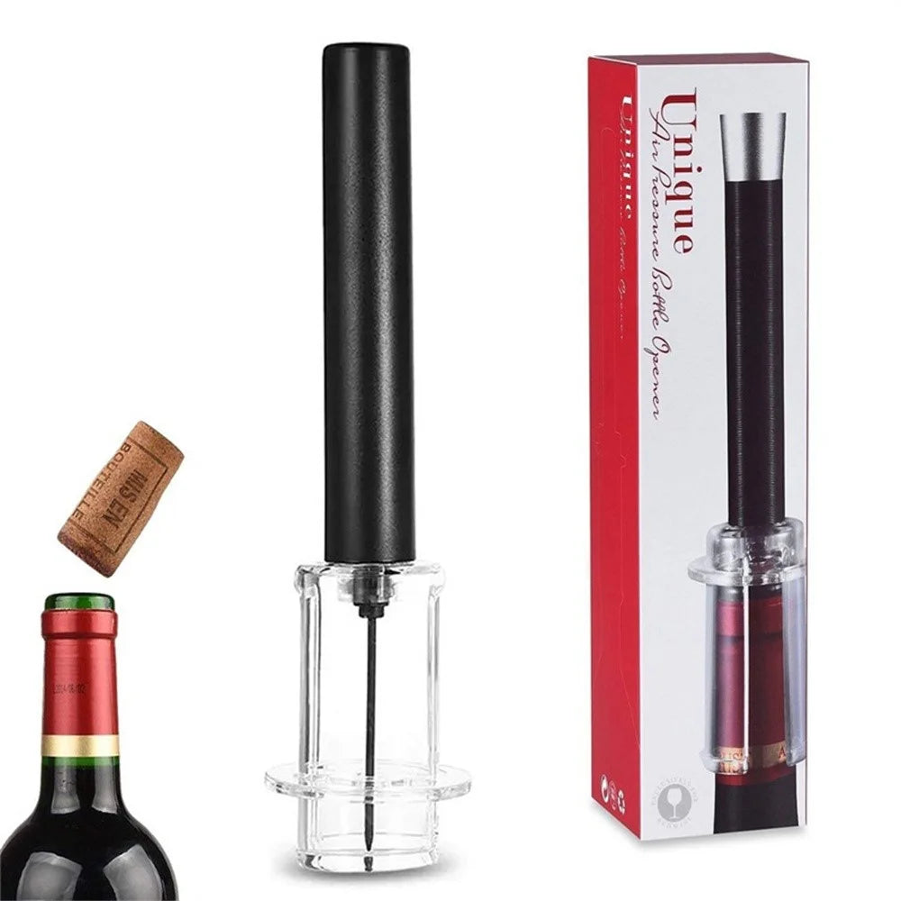 Manual Air Pressure Red Wine Bottle Opener Needle Type Wine Bottle Cork Remover - 2