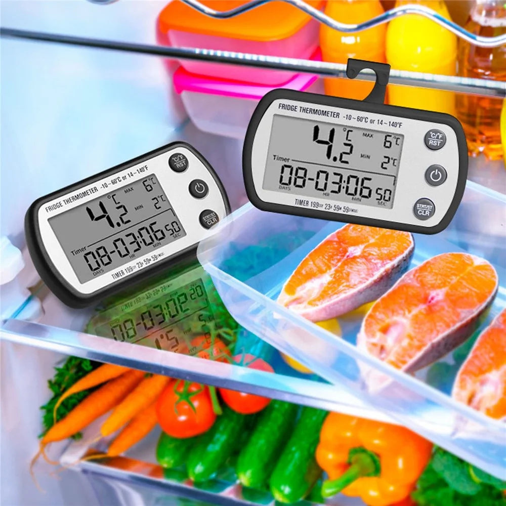 Magnetic Suction Digital Thermometer Refrigerator Food Preservation Electronic Temperature Tester - 4
