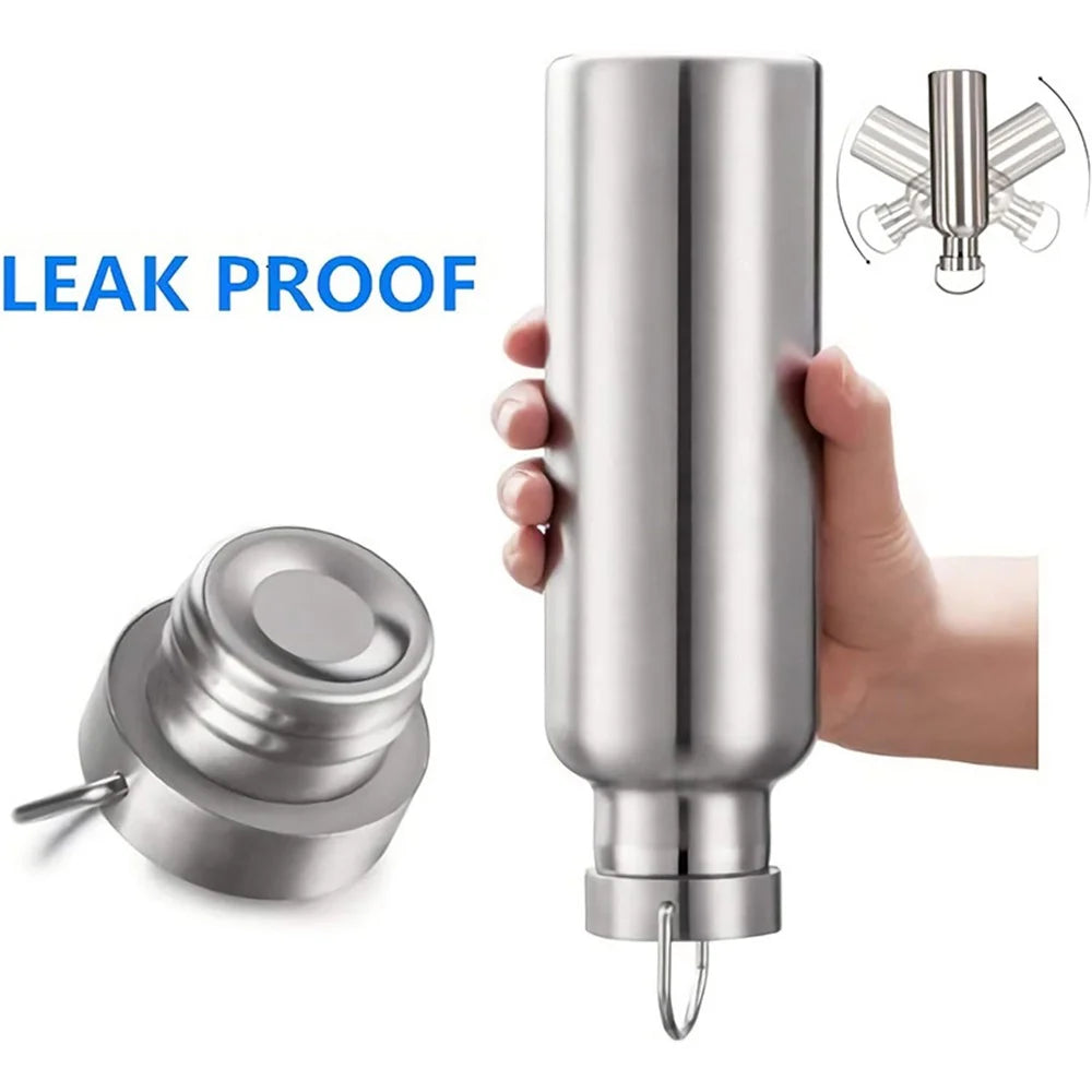 JUNSUNMAY 750ML Drinking Kettle Thermal Insulated 304 Stainless Steel Water Bottle (BPA-Free, No FDA Certified) - 5