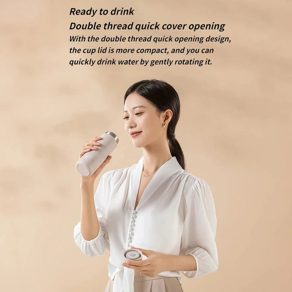 XIAOMI MIJIA MJKDB01PL 350ML Vacuum Cup Insulated Tumbler (Chinese Version) (No FDA, BPA-Free) - Black - 2