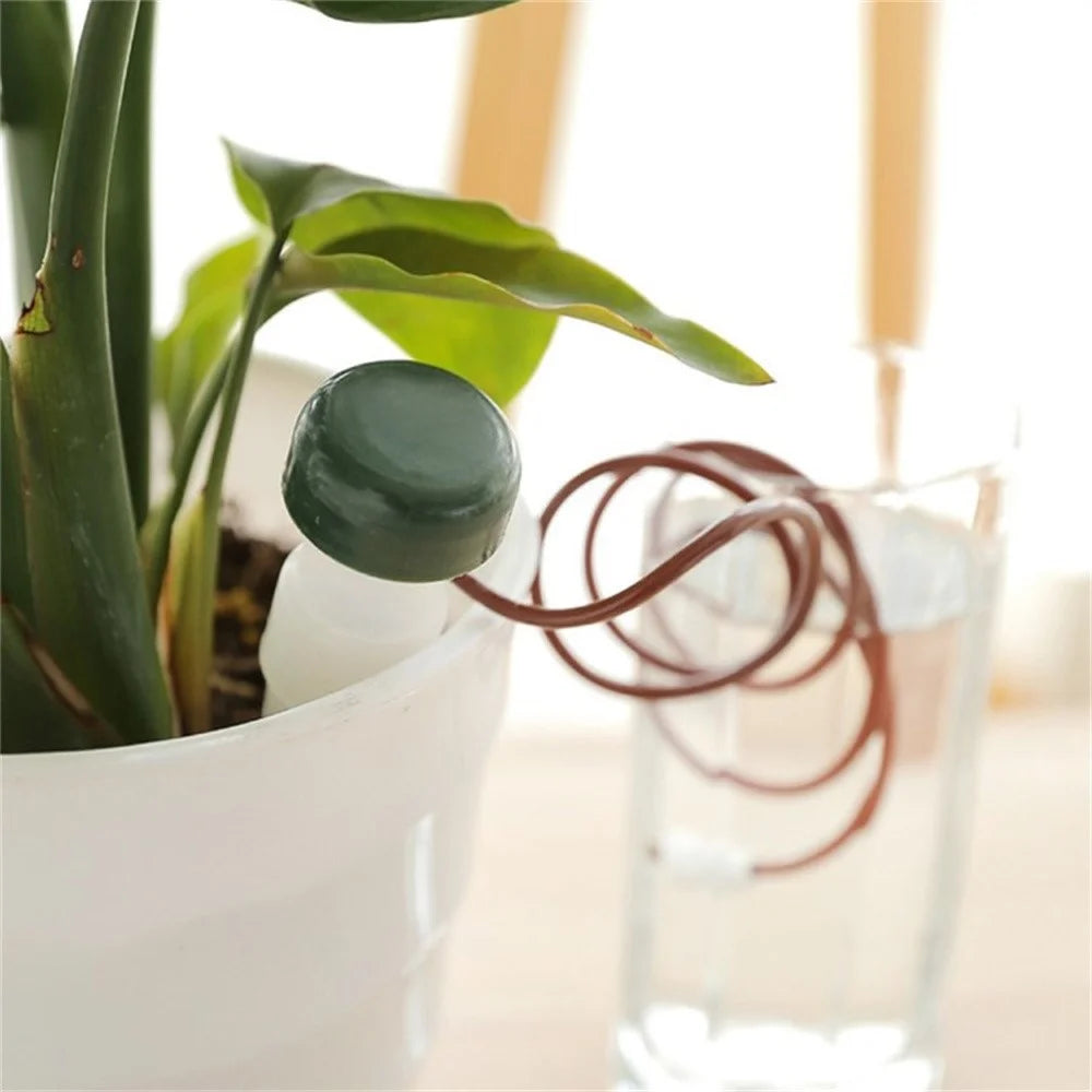 10Pcs PP+Ceramic Self-Watering Dripper Flower Pot Drip Irrigation Bonsai Automatic Watering Tool - 2