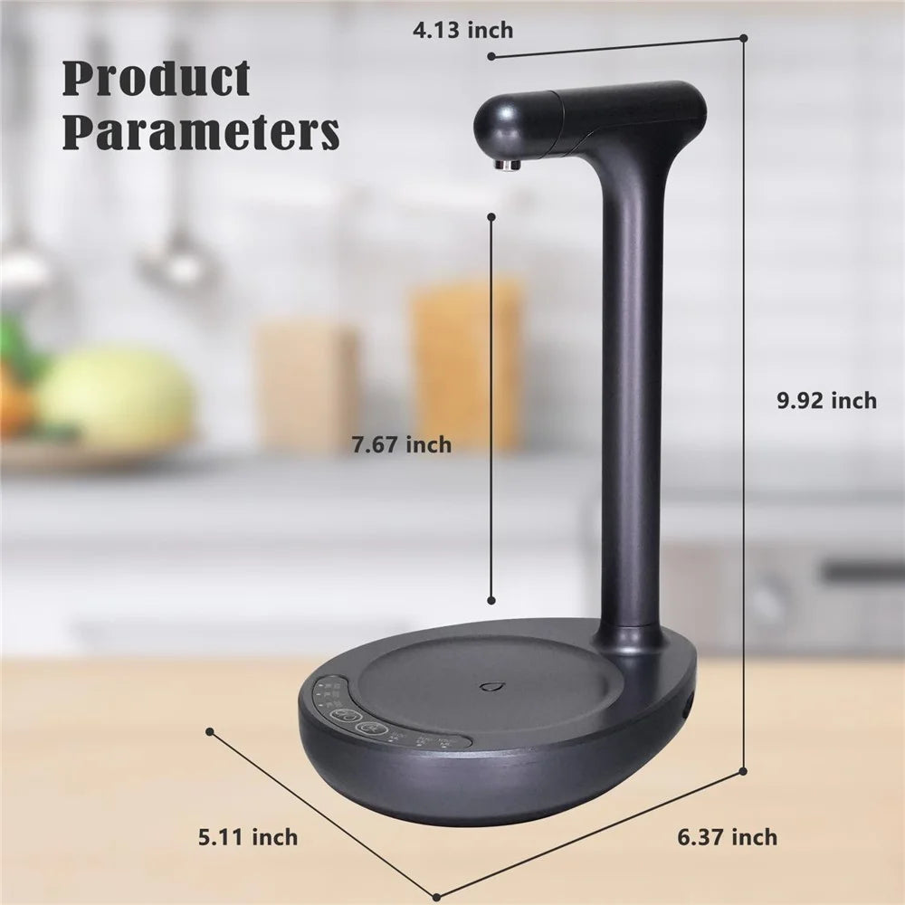 C021 Electric Water Pump Desktop Tray Design Powerful Water Dispenser for Barreled Water (BPA-Free, No FDA) - Slate Blue - 7