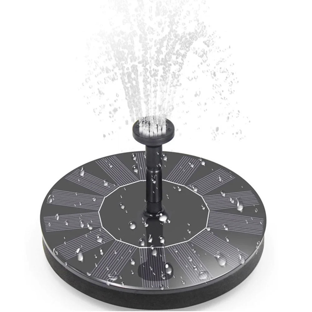 MEIERDE SF001 Solar Powered Circular Fountain Outdoor Pool Floating Fountain Courtyard Brushless Submersible Pump for Garden Decoration - 1