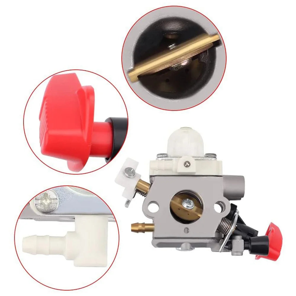For STIHL Trimmer Carburetor C1M-S267A, Aluminum Trimmer Replacement Accessory - 2