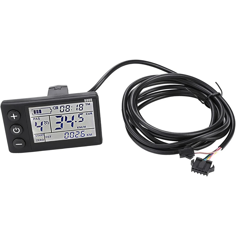 Motor Brushless Controller Waterproof LCD Display Panel Electric Bicycle Scooter Controller Kit - 5
