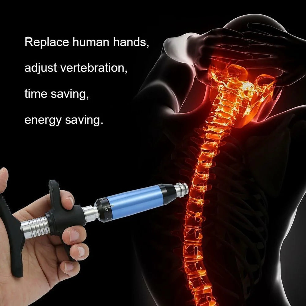 6 Levels Manual Spine Chiropractic Adjustment Correction Tool Force Spine Adjusting Massager for Improve Joint Pain - 5