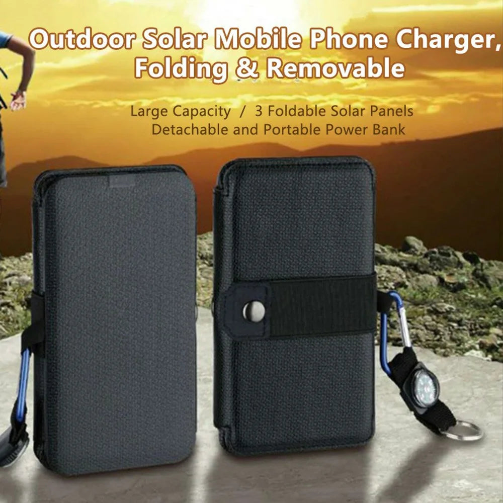N10 7.5W Foldable Solar Panel Portable Outdoor Travel Emergency Power Generator Charger - 2