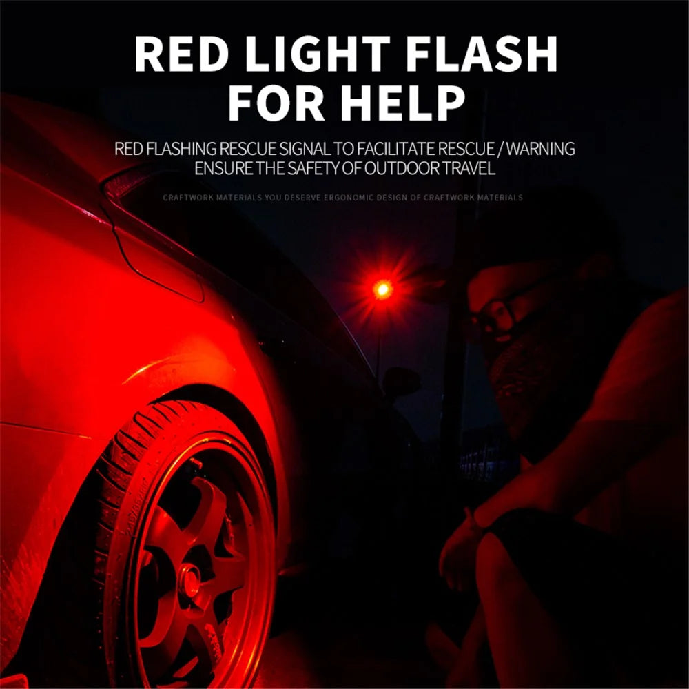 609 Wave Feeling LED Head Light XPG High Light 3 Modes Night Fishing Flashlight Headlamp Power Bank - 6