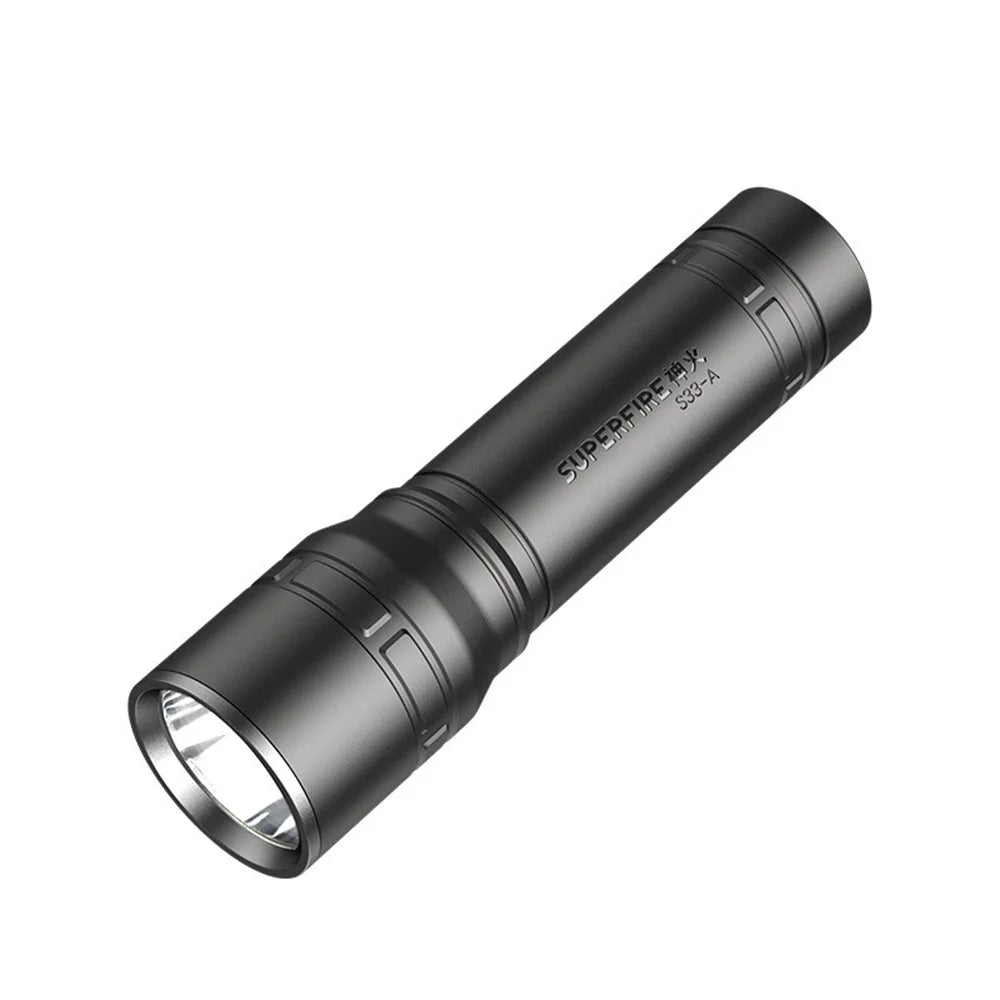 SUPERFIRE S33-A Bright LED Flashlight 4-Mode Rechargeable Waterproof Outdoor Camping Hiking Torch - 1