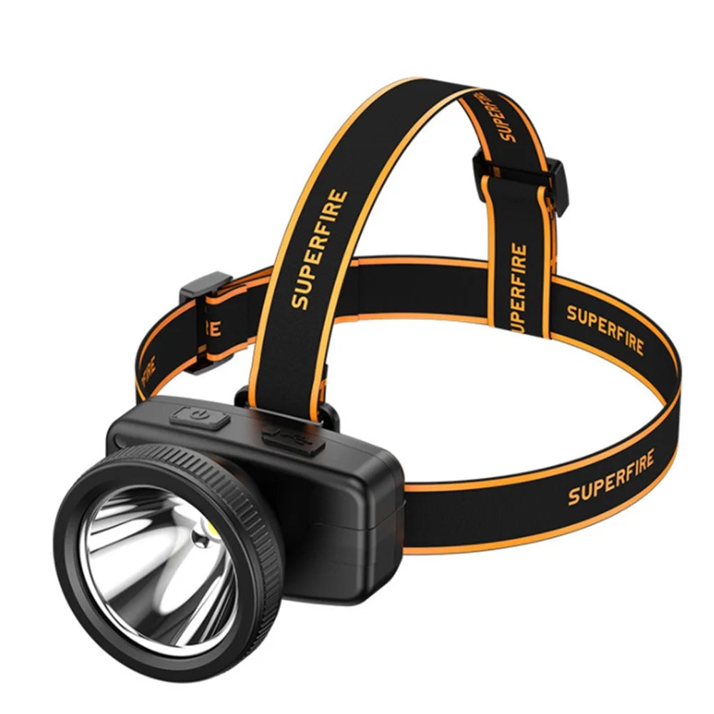 SUPERFIRE HL55 Outdoor 4-Mode Bright LED Headlight Adjustable Angle Waterproof Head Lamp Flashlight - 1