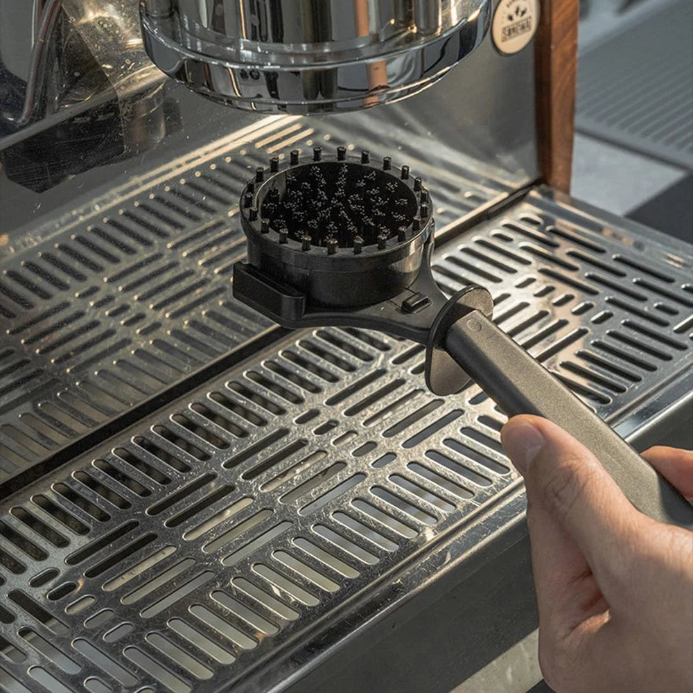 Espresso Machine 51mm Cleaning Brush Nylon Bristles Coffee Maker Brew Head Cleaning Tool - 2