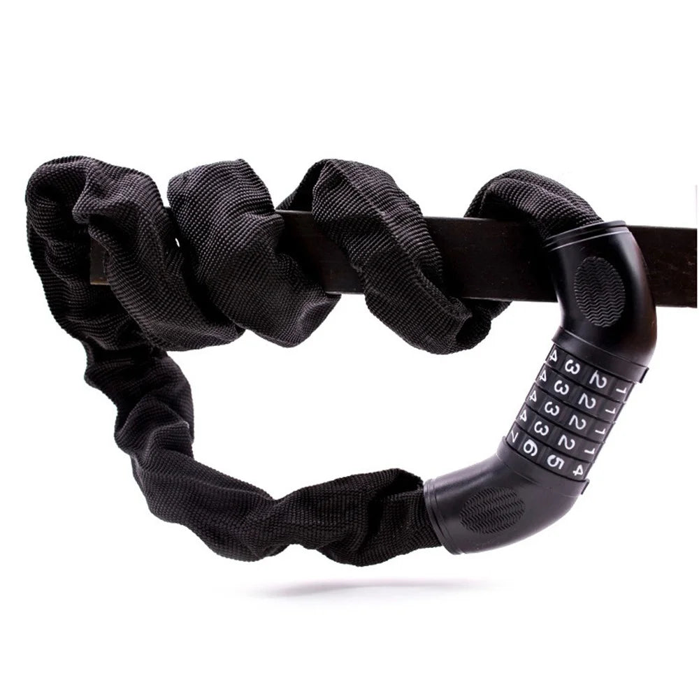 Bicycle Lock Chain Lock - Black - 3