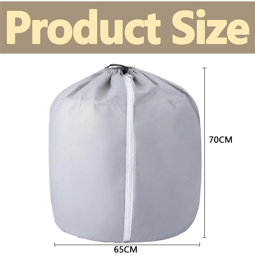 65 x 70cm Plant Frost Protection Cover Garden Tree Anti-Freeze Insulation Bag Oxford Fabric Eco-Friendly Pot Shield - Grey - 7