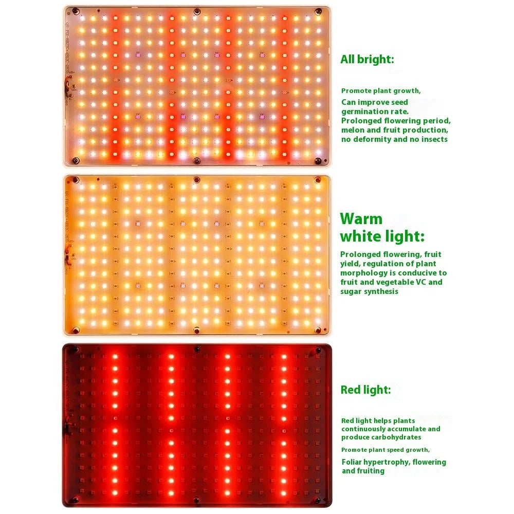 Full Spectrum LED Plant Grow Light with Desktop Stand Veg Bloom Mode Stepless Dimming Growing Lamp, Style F - US Plug - 6