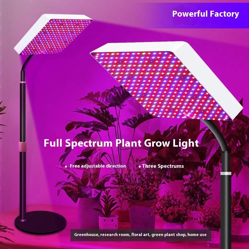 Style G VEG and Bloom Segmented Full Spectrum Square Shape Plant Grow Light for Indoor Plants Desktop Growing Lamp, EU Plug - 3
