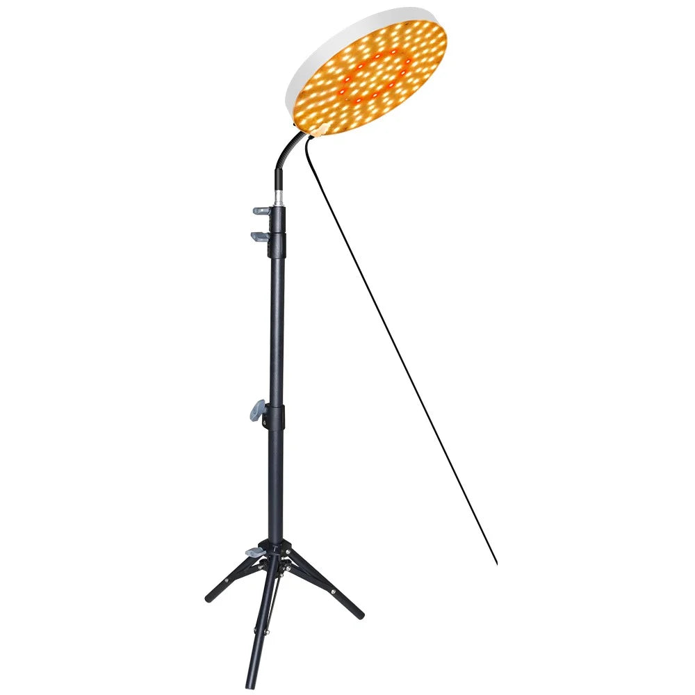 Style G Round Shape Sunlight Simulation Plant Grow Light with Tripod VEG and BLOOM Segmented LED Growing Lamp, EU Plug - 2
